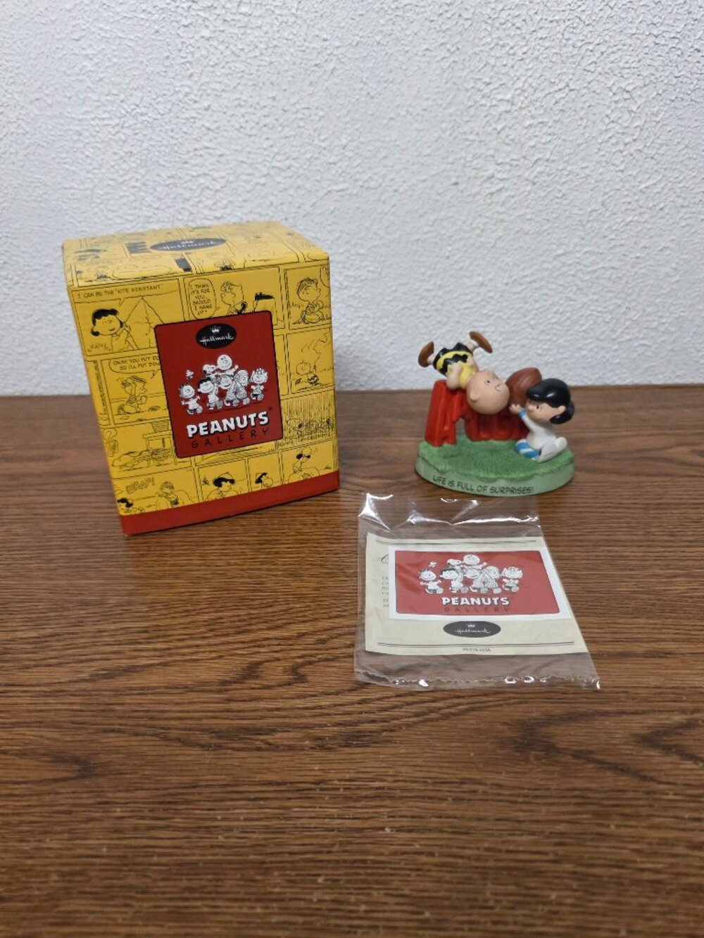 Vintage & Collectible Home Decor Accents Hallmark Peanuts Fall Ball Figurine New